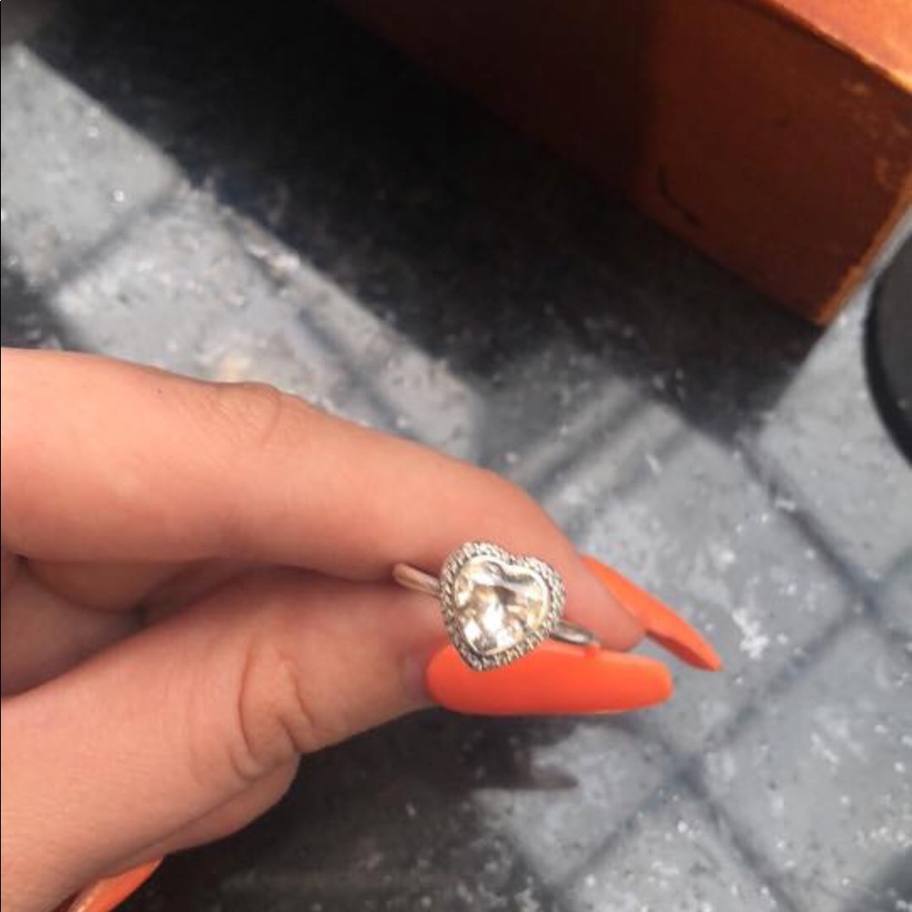 Pandora Sparkling Love Ring Size 5